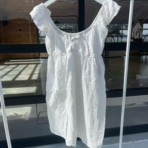 Roxy White Textured Top